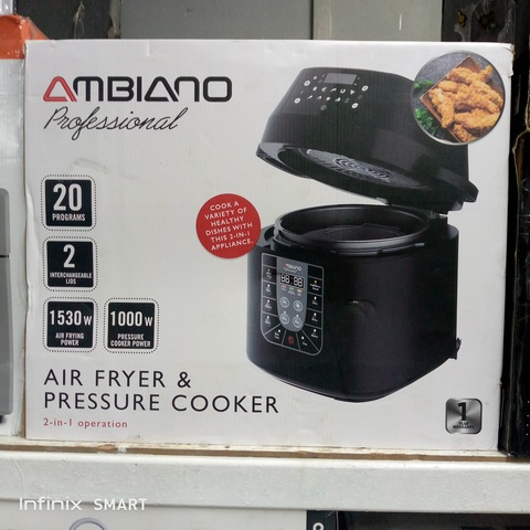 Ambiano pressure cooker+air fryer