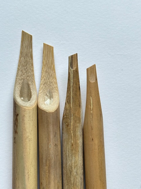 Bamboo calligraphy pen
