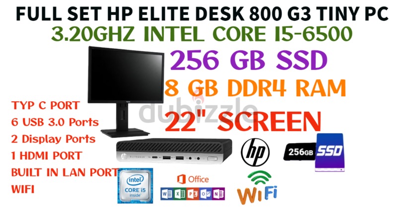 パソコン 2019 HP EliteDesk 800 G3 Mini Business Desktop Intel Quad