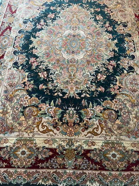 Handmade Silk Persian Carpet