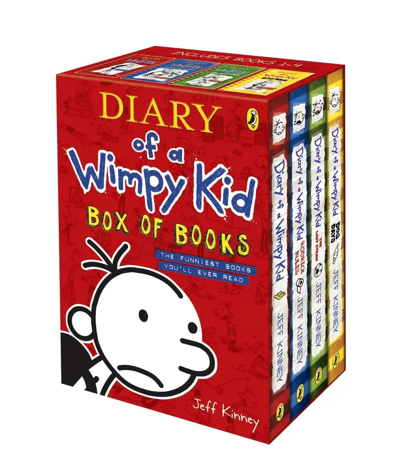 Diary of a wimpy kid book set
