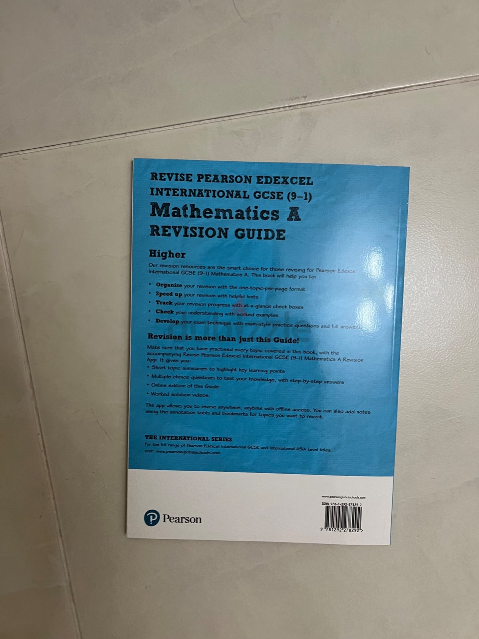 PEARSON EDEXCEL IGCSE (9-1) Maths Higher Revision Guide | Dubizzle