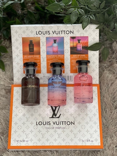 Brand New LOUIS VUITTON Perfume Sample SET of 5x Fragrances with Mini LV Box