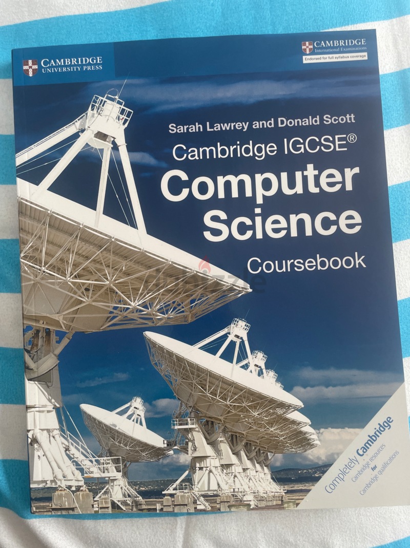 Cambridge Computer science course book for igcse year 10-11 | dubizzle