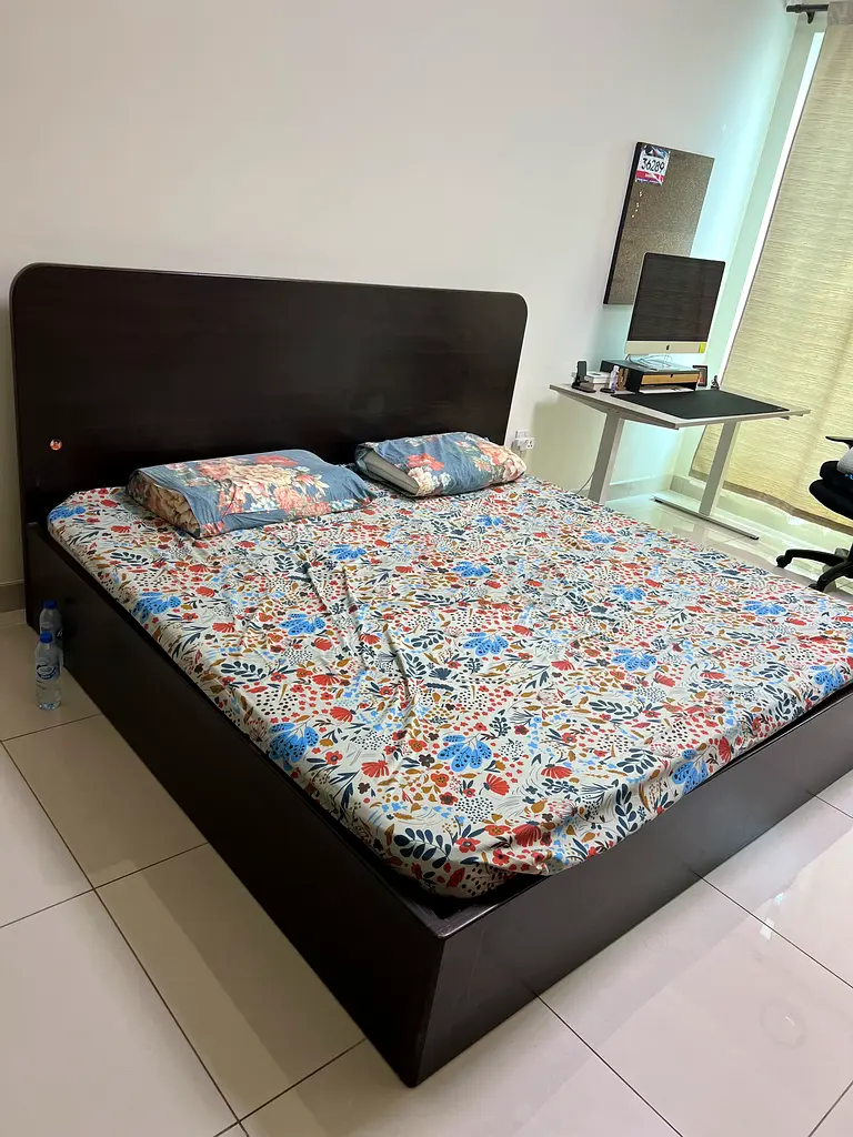 King size cot with storage