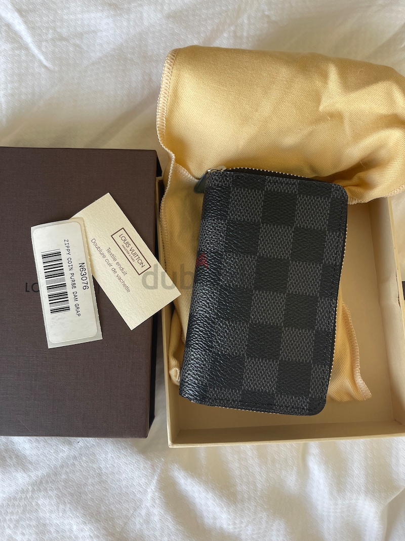 Louis Vuitton Damier Graphite Zippy Coin Purse N63076 Men's Damier Graphite Coin  Purse/coin Case Damier Graphite