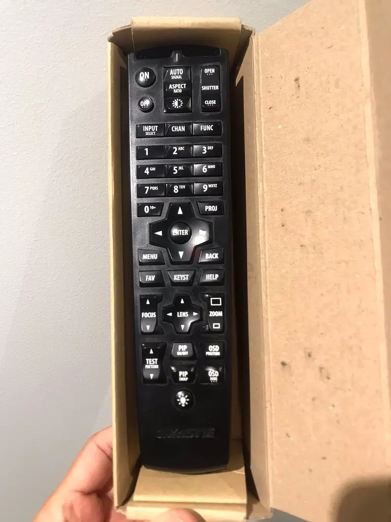 Christie Projector Original remote control