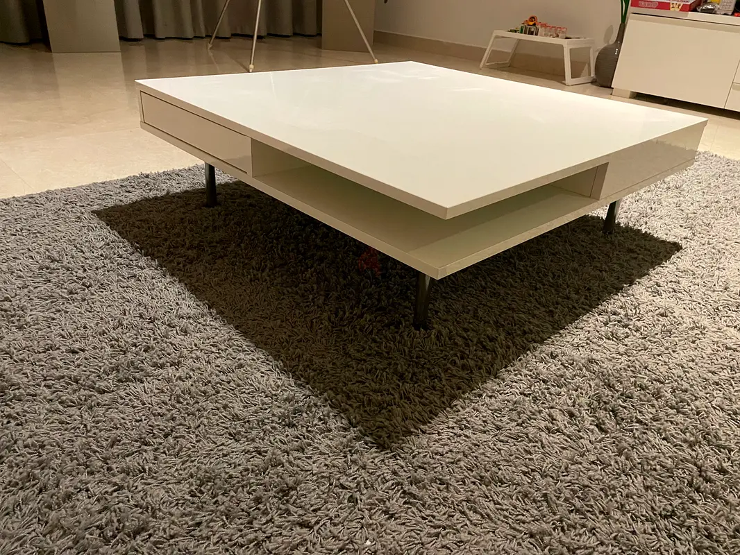 IKEA white coffee table Tofteryd