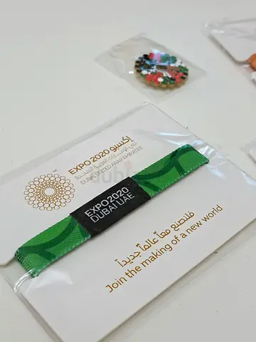 EXPO 2020 Wrist Bands and Pins