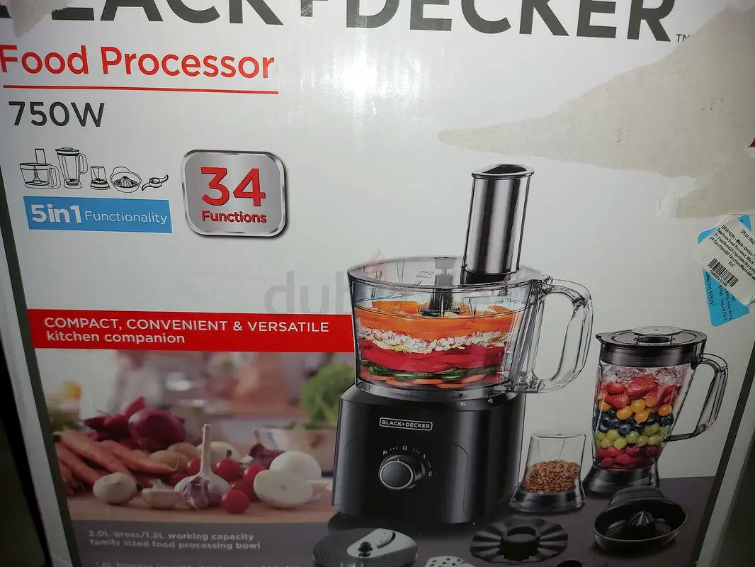 black + decker food processor