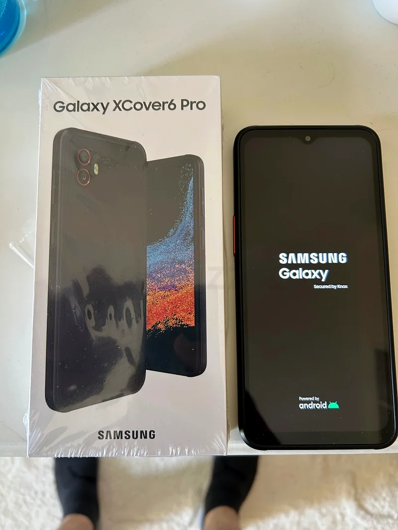 Samsung Galaxy Xcover 6 Pro DualSIM 128GB 6GB 5G Smartphone Black TRA like new 775 dhs