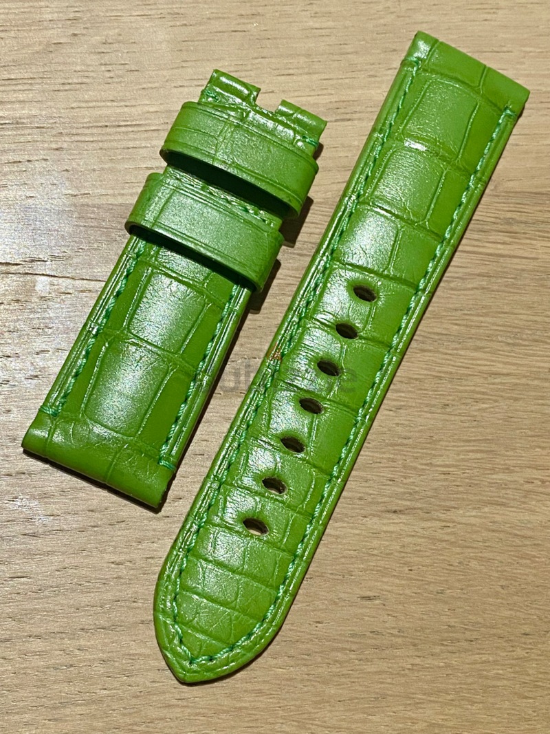 Panerai lime green crocodile strap dubizzle