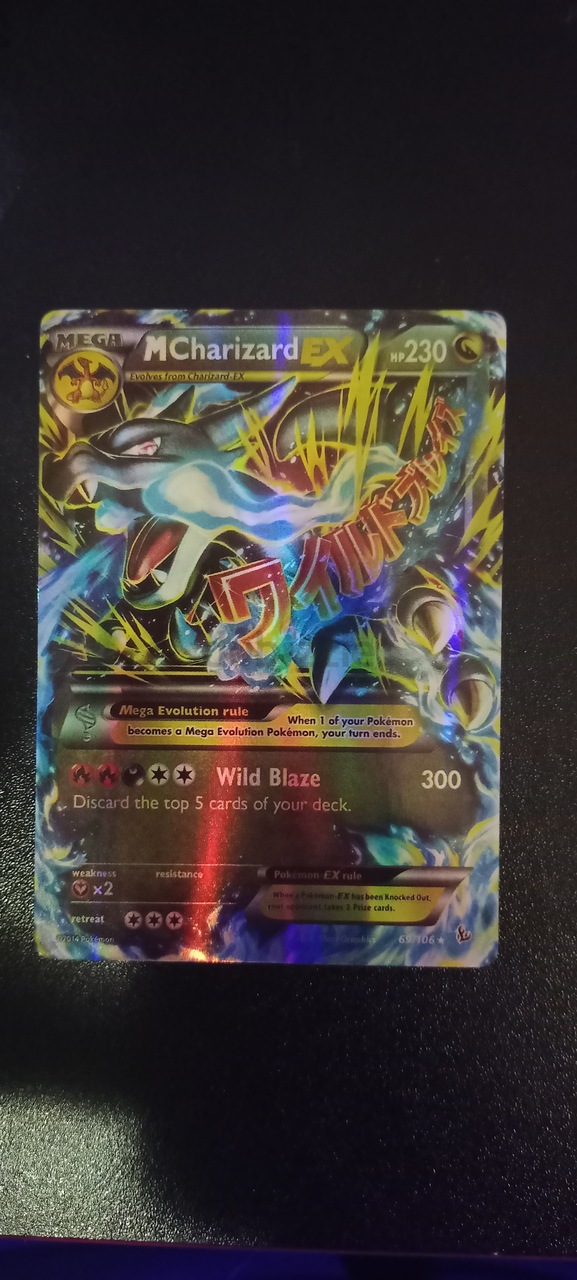 M Charizard Ex Pokemon Card 