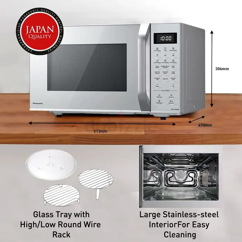 Panasonic 4in1 Convection Microwave Oven with Healthy Air