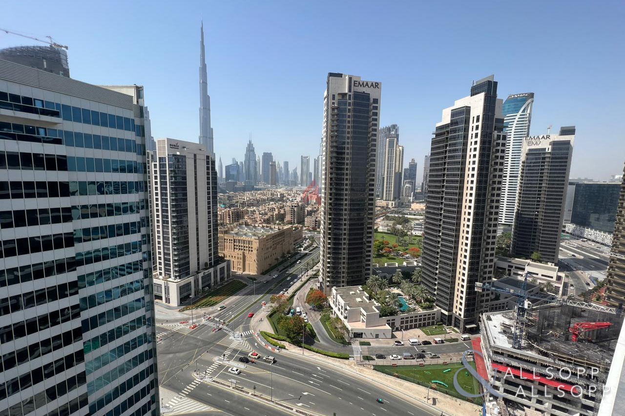 High Floor | Furnished | Burj View | Rented