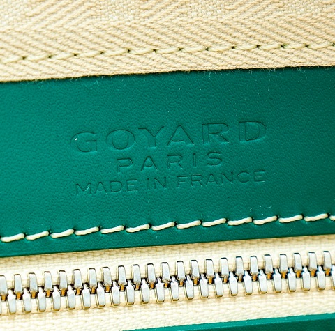 Goyard Jouvence Toiletry Bag MM Green, VAE020197 USED