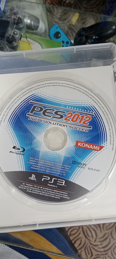 Pes 2012 Set blu ray Disc Play Station 3 Konami