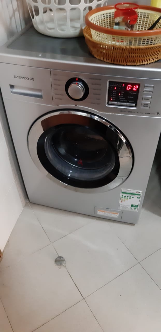 daewoo 9kg washing machine