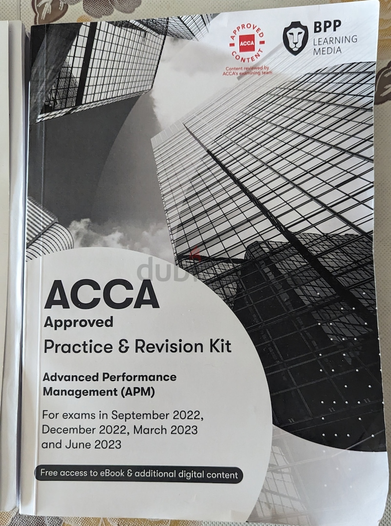 ACCA APM P5 Exam Kit Notes dubizzle