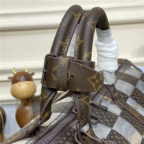 3D model Louis Vuitton Bag Keepall Bandouliere 45 Damier Ebene VR