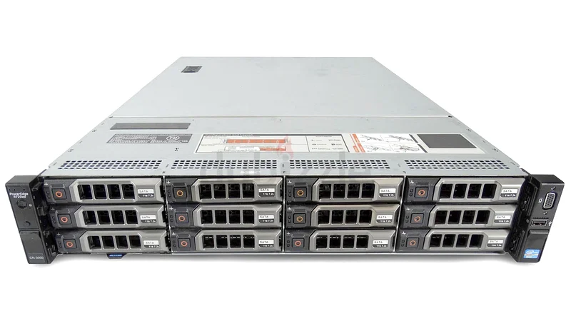 خادم ديل R720XD بسعة 40 كور، معالج إنتل زيون المزدوج E5-2660 V2، ذاكرة وصول عشوائي 64 جيجابايت DDR3 ECC، قرص صلب 8 تيرابايت SAS (12 باية)63255000669954113