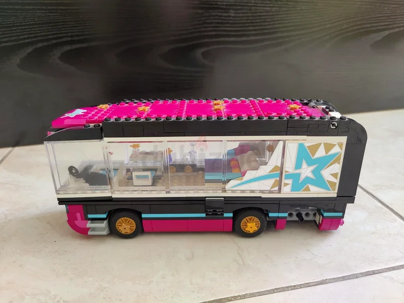 Lego - Friends Pop Star Tour Bus, figures  instruction book628638245985301112