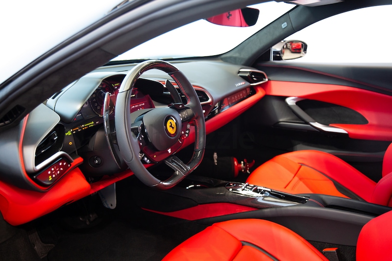 PASSENGER DISPLAY | INTERIOR CARBON | 2023 Ferrari 296 GTB | WARRANTY ...