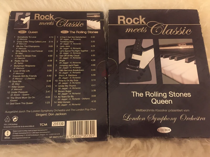 Rock meets Classic Queen and The Rolling Stones CDs62929657552001111