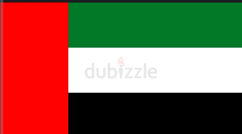The UAE flag is made of 5 meters of silk63225343226754112
