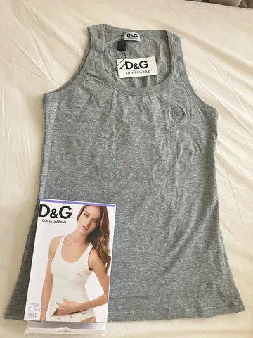 Dolce Gabbana  authentic cotton stretch top, size M-L