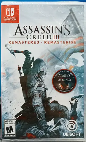 Nintendo Switch Assassins Creed 3 Remastered Game at Wholesale Price