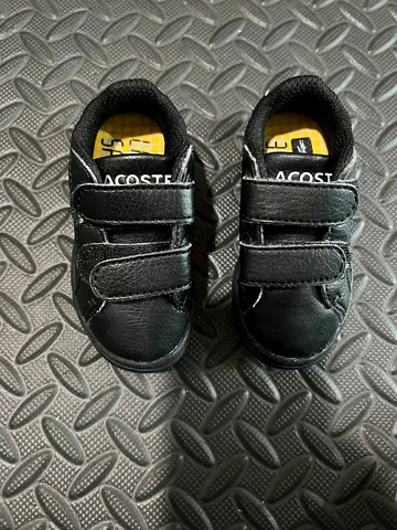 LACOSTE KIDS SHOES BLACK RENARD US4/EU19