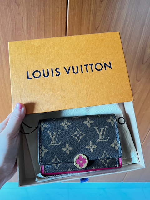 Louis Vuitton Monogram Canvas Flore Compact Wallet