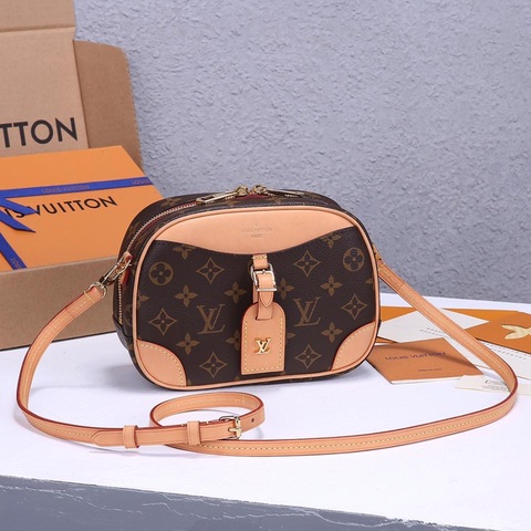 LOUIS VUITTON Deauville MINI Shoulder Bag M45528 Monogram canvas Brown Used  LV,  in 2023