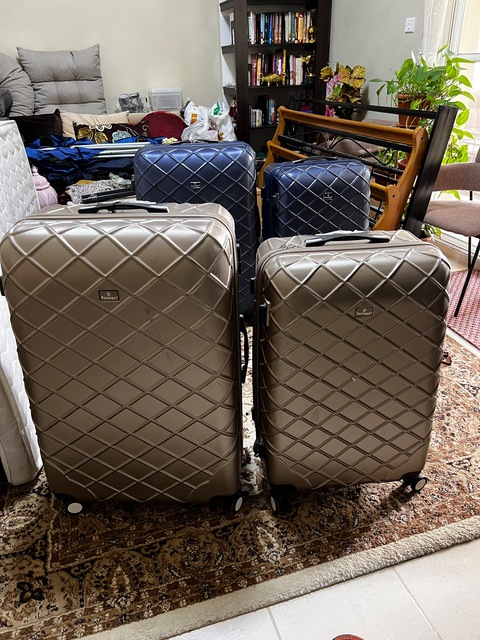 Louis Vuitton Horizon 55 Sunset Monogram Multi Cabin Rolling Luggage Travel  Bag