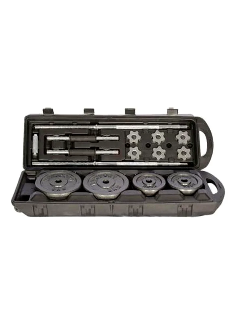 50kg dumbbells and Barbell set iron black63266084375169116