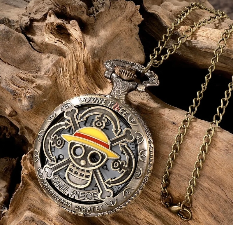 ONE PIECE FILM GOLD Popular Animated Movie Quartz Pocket Watch