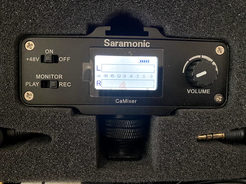 saramonic Mini Preamp Audio Mixer kit- CAMIXER ( for dslr or mirrorless )63203712544258111