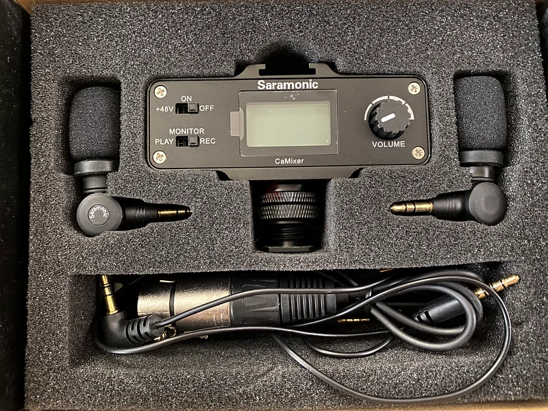 saramonic Mini Preamp Audio Mixer kit- CAMIXER ( for dslr or mirrorless )63203712544258114