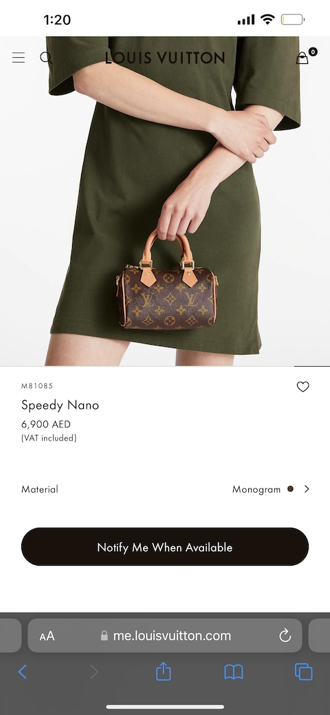 LV Speedy Nano-18, Women's Fashion, Bags & Wallets, Purses & Pouches on  Carousell