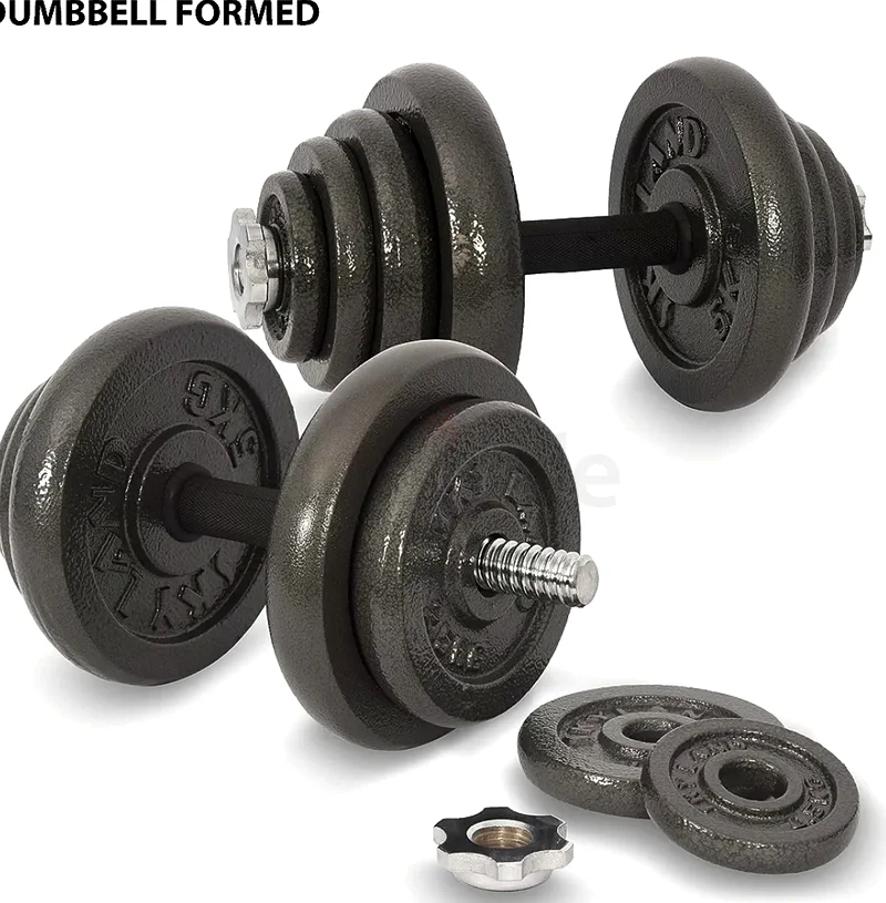 50kg dumbbells and Barbell set iron black63266084375169111
