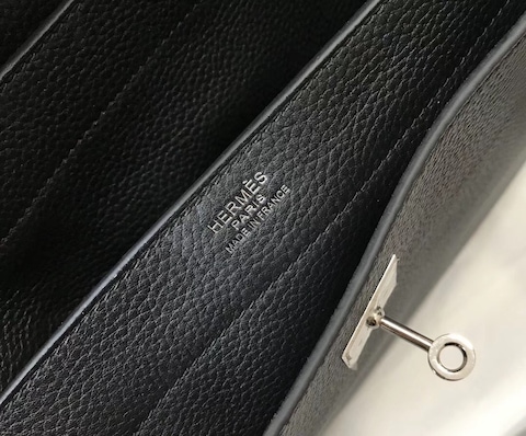 Replica Hermes Kelly Depeche 38 Briefcase In Black Calfskin