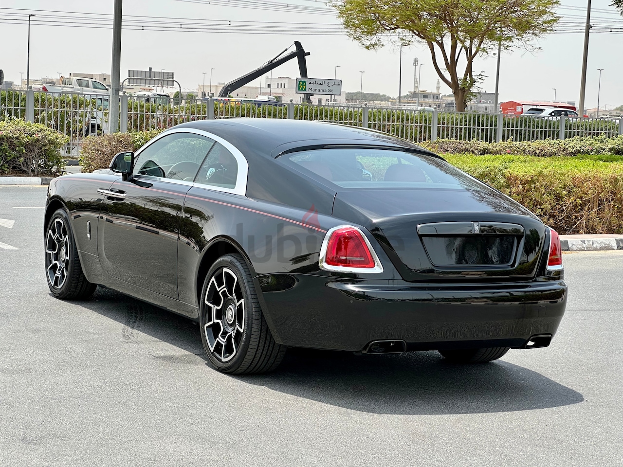 Rent a Rolls Royce Wraith Black Badge Black 2019 ID03733 in Dubai   Rentyae