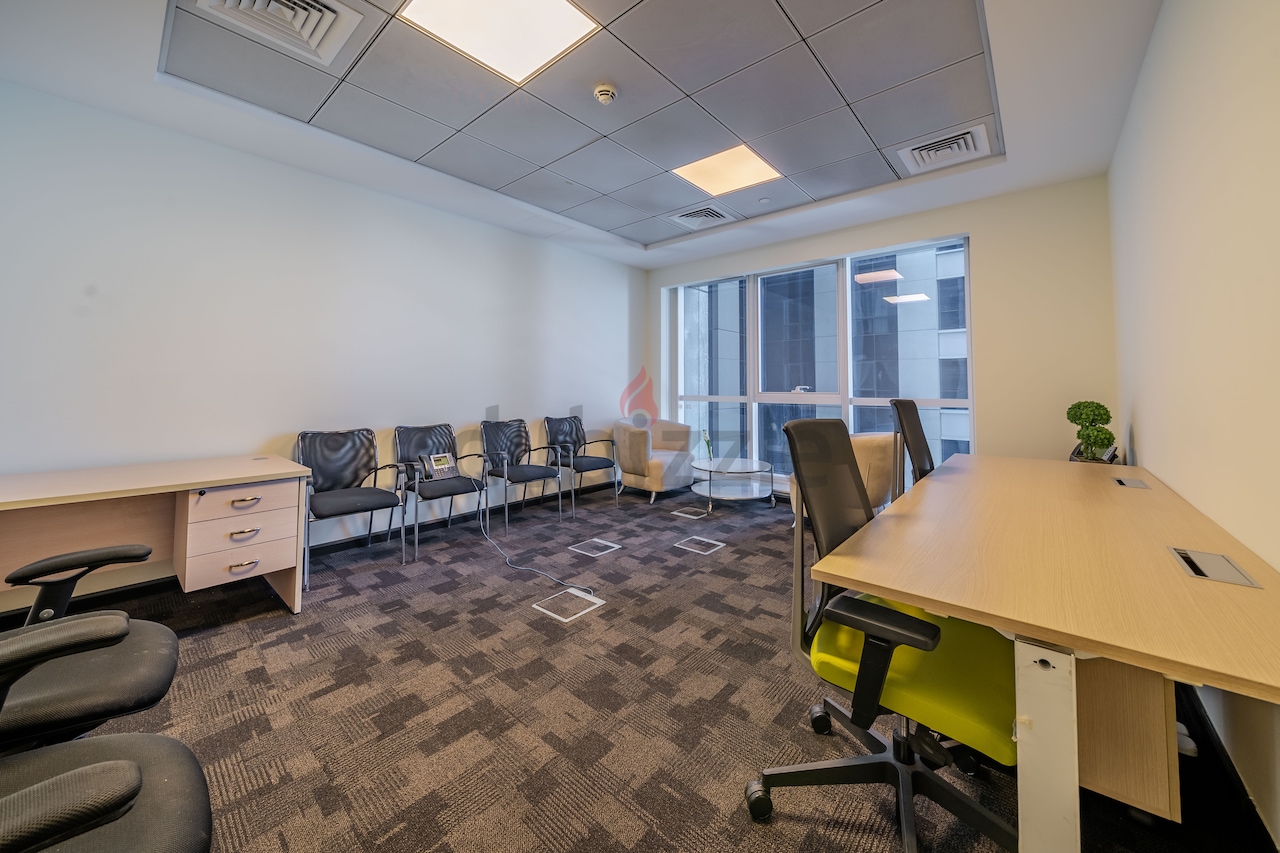 Spacious Private Service Office No.21 At Calyp Coworking In The Heart Of Sheikh Zayed Road