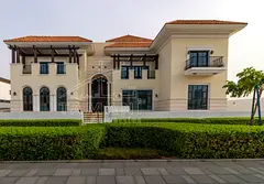Mediterranean Lagoon Mansion 27000 Sqft Plot