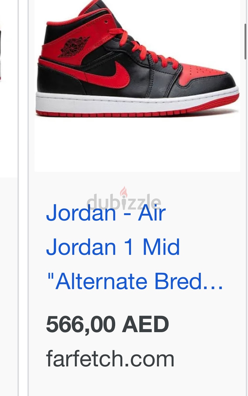 Jordan Air Jordan 1 Mid Alternate Bred Sneakers - Farfetch