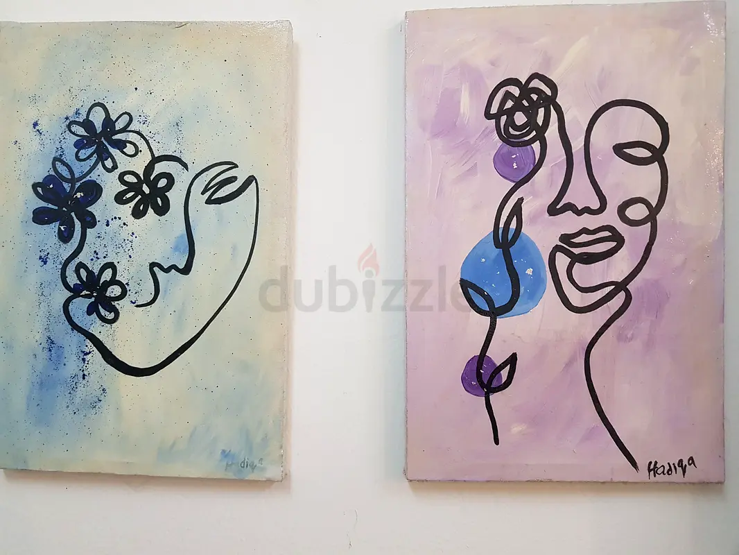 Original hand painted paintings by artist