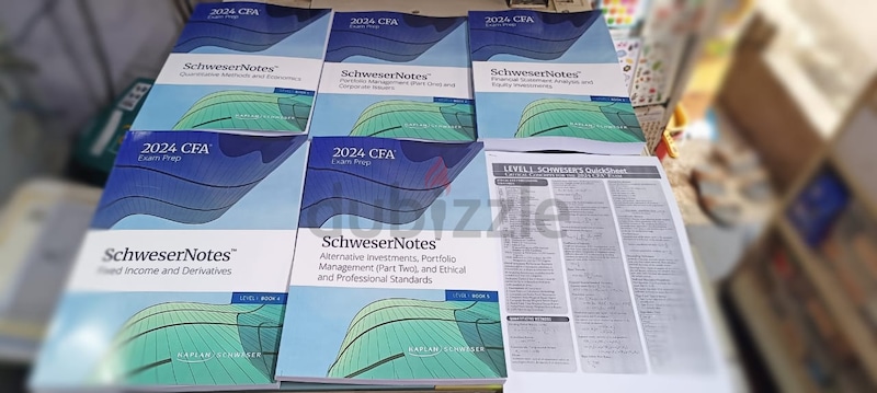CFA books level 1 (2024- Kaplan Schweser)- Abu Dhabi | dubizzle