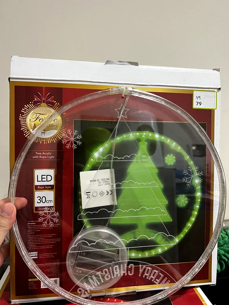 شجرة عيد الميلاد مصنوعة من الأكريليك بإضاءة LED63179859151875111