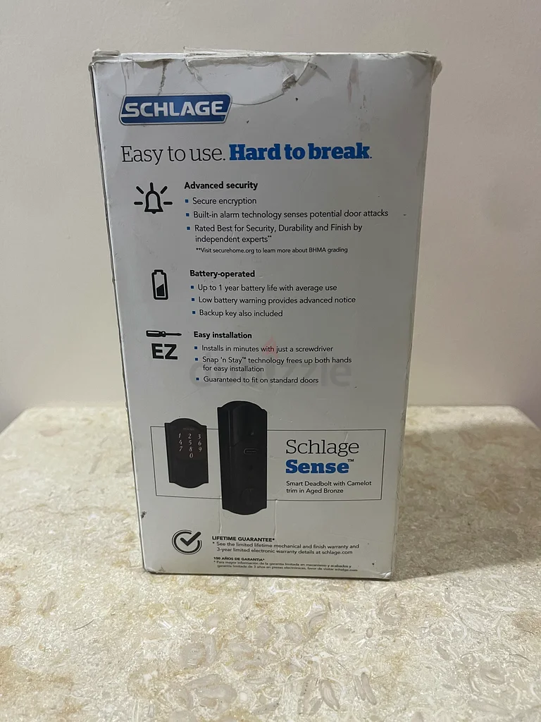 قفل المنزل الذكي Schlage BE479AA CAM 71663262937632514112